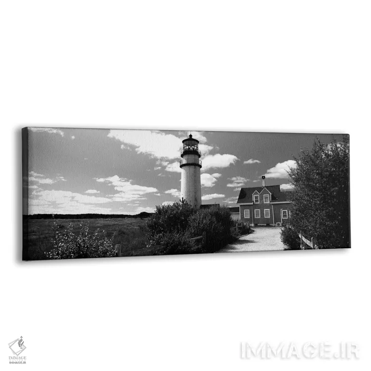 تابلو دکوراتیو "فانوس دریایی هایلند لایت، سواحل ملی کیپ کاد، نورت تراو… اثر پانورامیک ایمجز - نمای پرسپکتیو محصول