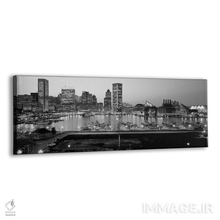 تابلو دکوراتیو "بندر داخلی، بالتیمور، مریلند، ایالات متحده" اثر پانورامیک ایمجز - نمای پرسپکتیو محصول