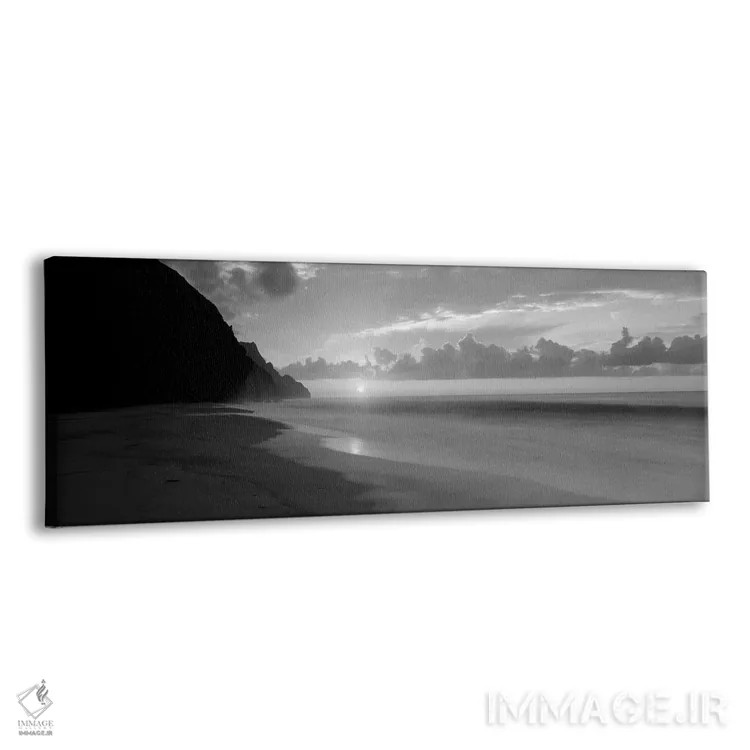 تابلو دکوراتیو "غروب ساحل کلالاو، سواحل ناپالی، هاوایی، ایالات متحده" اثر پانورامیک ایمجز - نمای پرسپکتیو محصول