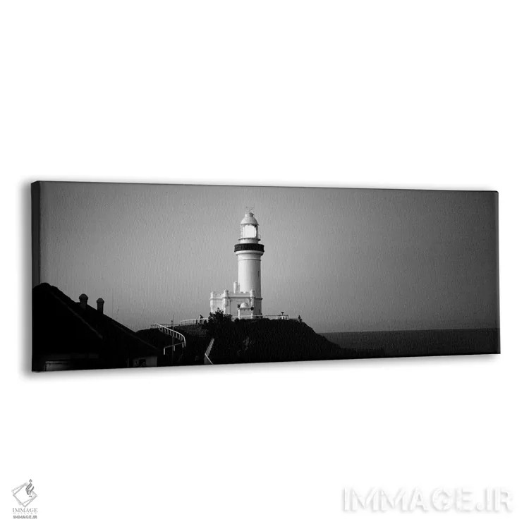 تابلو دکوراتیو "فانوس دریایی در شامگاه، فانوس دریایی بروین بی، نیو ساو… اثر پانورامیک ایمجز - نمای پرسپکتیو محصول