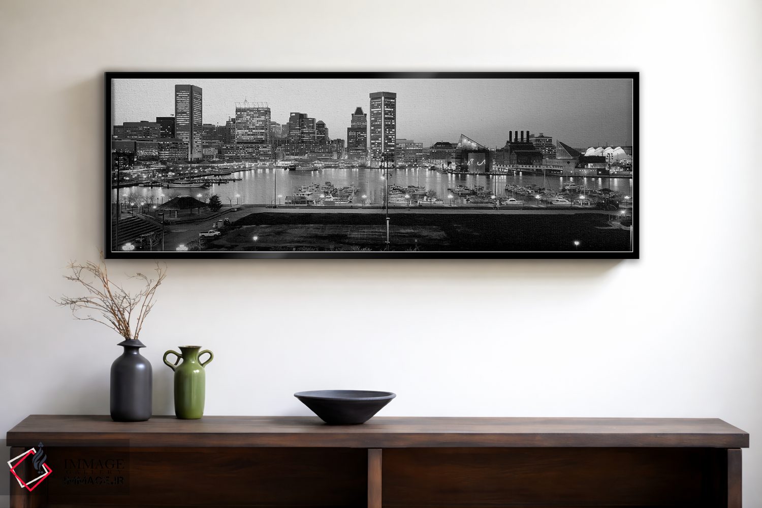 تابلو دکوراتیو "بندر داخلی، بالتیمور، مریلند، ایالات متحده" اثر پانورامیک ایمجز - D2B