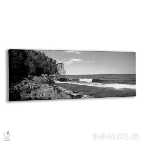 تابلو دکوراتیو "فانوس دریایی روی صخره، فانوس دریایی اسپلیت راک، دریاچه… اثر پانورامیک ایمجز - نمای پرسپکتیو محصول