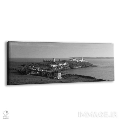 تابلو دکوراتیو "فانوس دریایی روی ساحل، فانوس دریایی روچ، شهرستان کرک… اثر پانورامیک ایمجز - نمای پرسپکتیو محصول