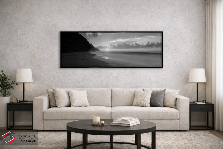 تابلو دکوراتیو "غروب ساحل کلالاو، سواحل ناپالی، هاوایی، ایالات متحده" اثر پانورامیک ایمجز - D6B