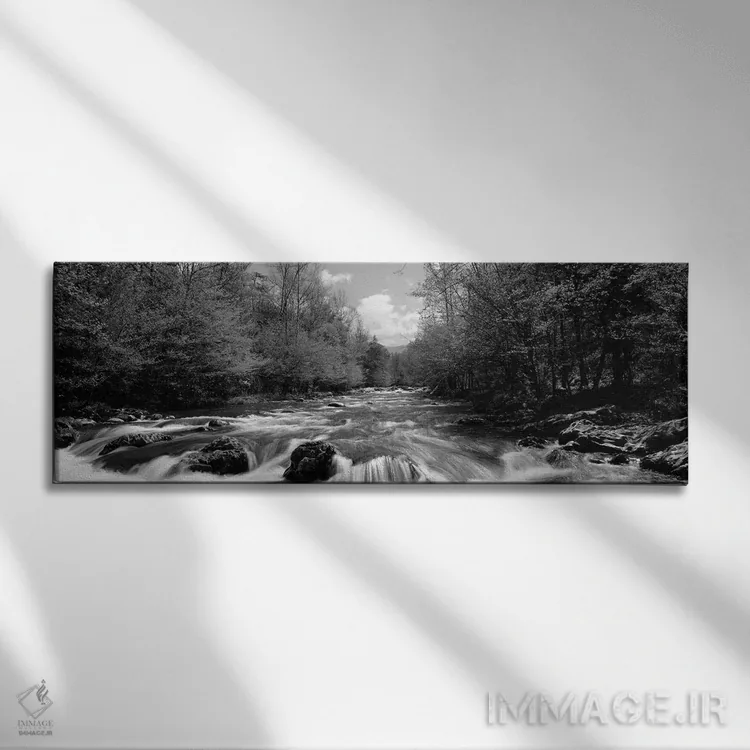 تابلو دکوراتیو "رودخانه لیتل پیچن، پارک ملی کوه های اسمکی بزرگ، شهرستا… اثر پانورامیک ایمجز - نمای روبهرو روی دیوار