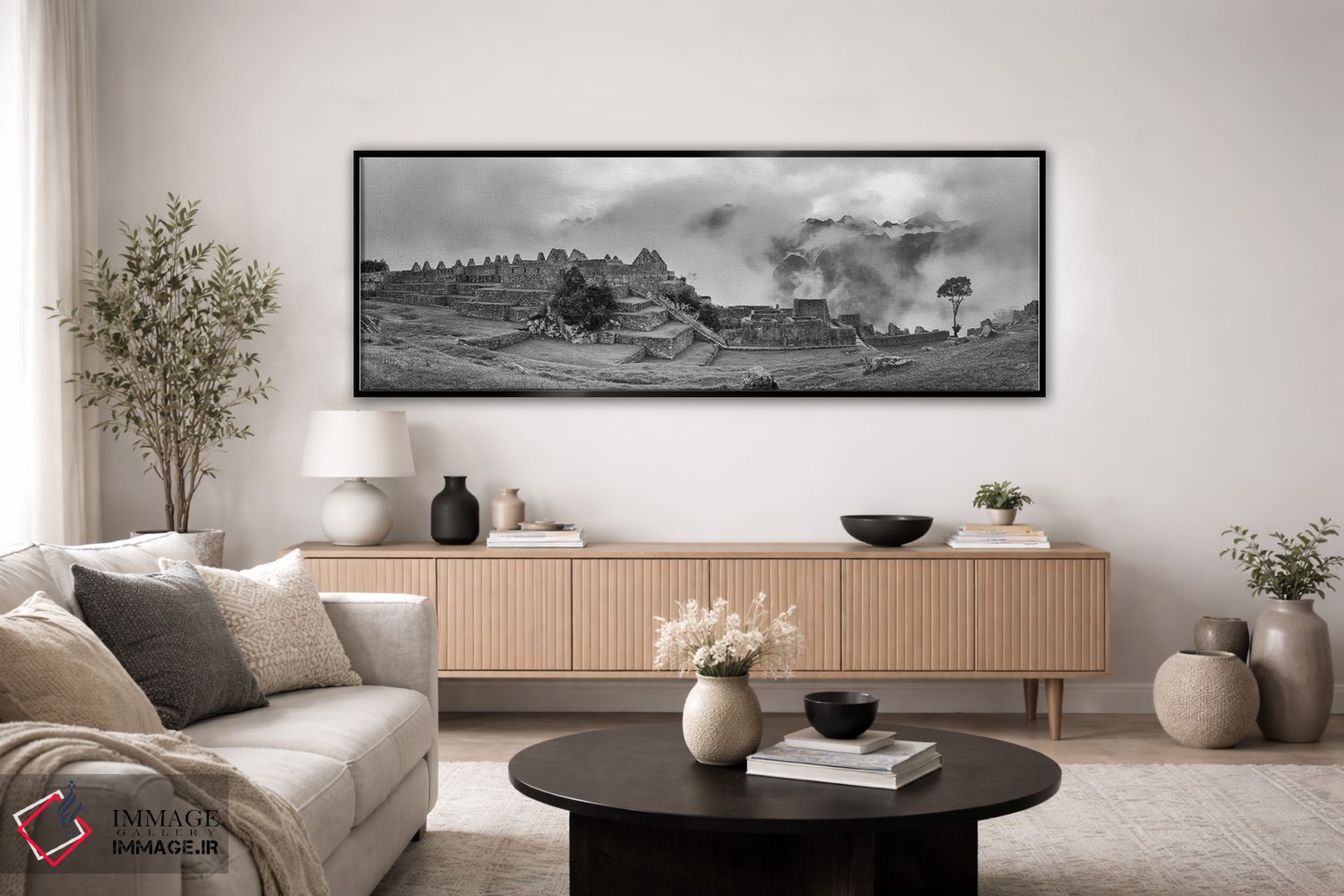 تابلو دکوراتیو "شهر اینکا، ماچو پیچو، استان اوروبامبا، کوسکو، پرو" اثر پانورامیک ایمجز - D5B