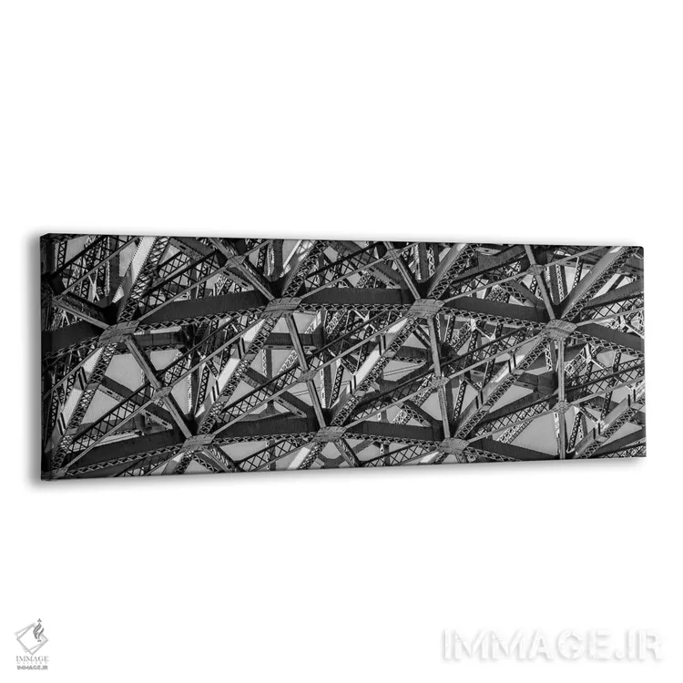 تابلو دکوراتیو "نمای زاویه پایین از جزئیات ساختار پل دروازه طلایی، خلی… اثر پانورامیک ایمجز - نمای پرسپکتیو محصول