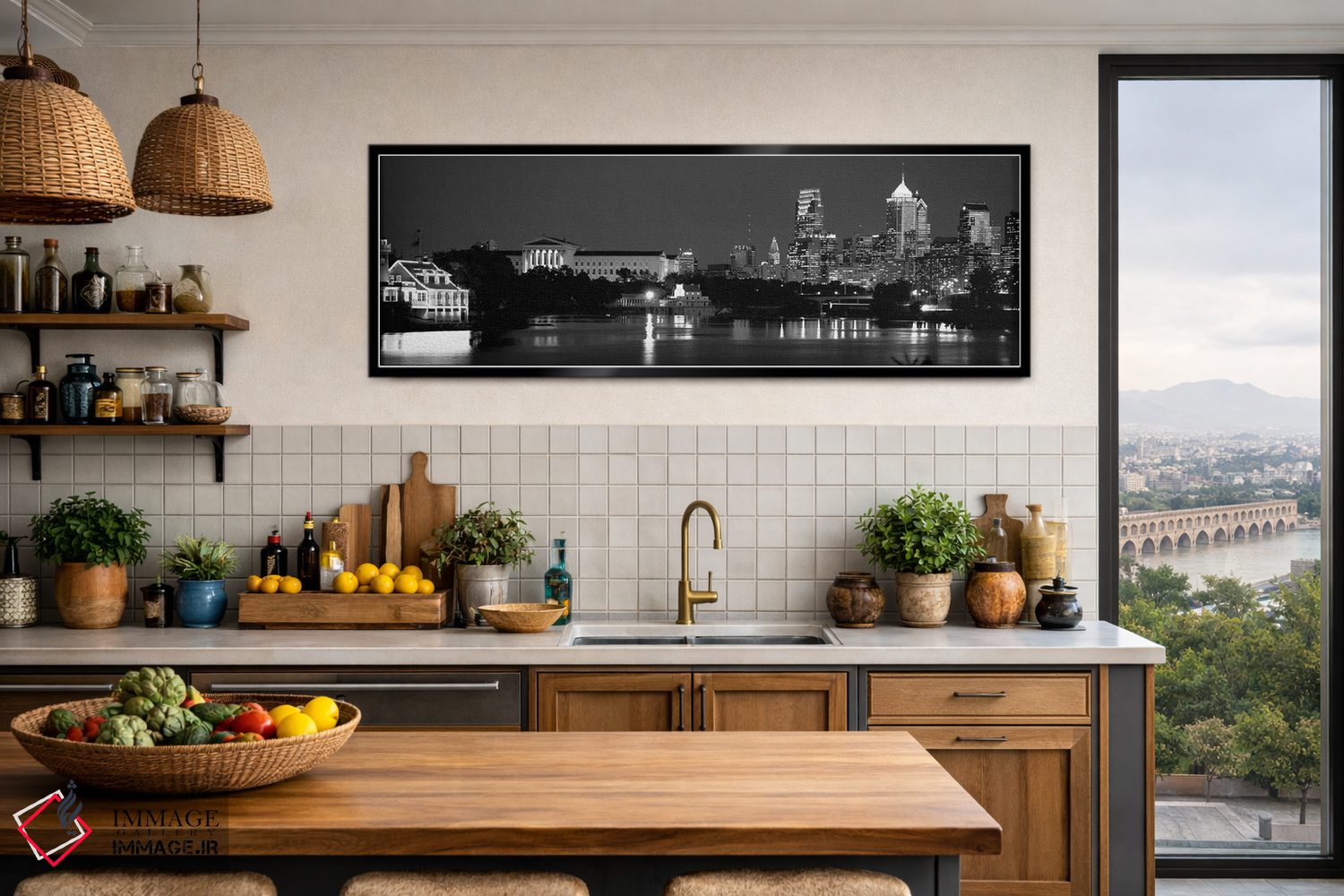 تابلو دکوراتیو "فیلادلفیا، پنسیلوانیا، ایالات متحده" اثر پانورامیک ایمجز - D5B