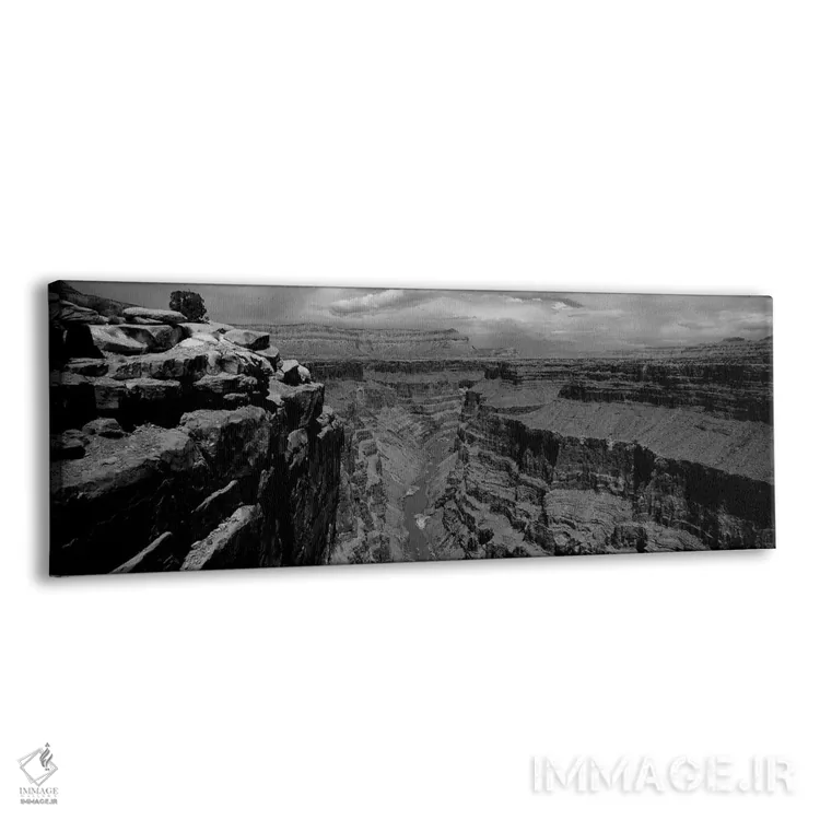 تابلو دکوراتیو "رودخانه ای که از دره ای عبور می کند، منظره توروایپ، بخ… اثر پانورامیک ایمجز - نمای پرسپکتیو محصول