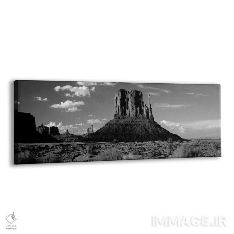 تابلو دکوراتیو "چیدمان های صخره ای روی یک چشم انداز، میتنس، پارک قبیله… اثر پانورامیک ایمجز - نمای پرسپکتیو محصول