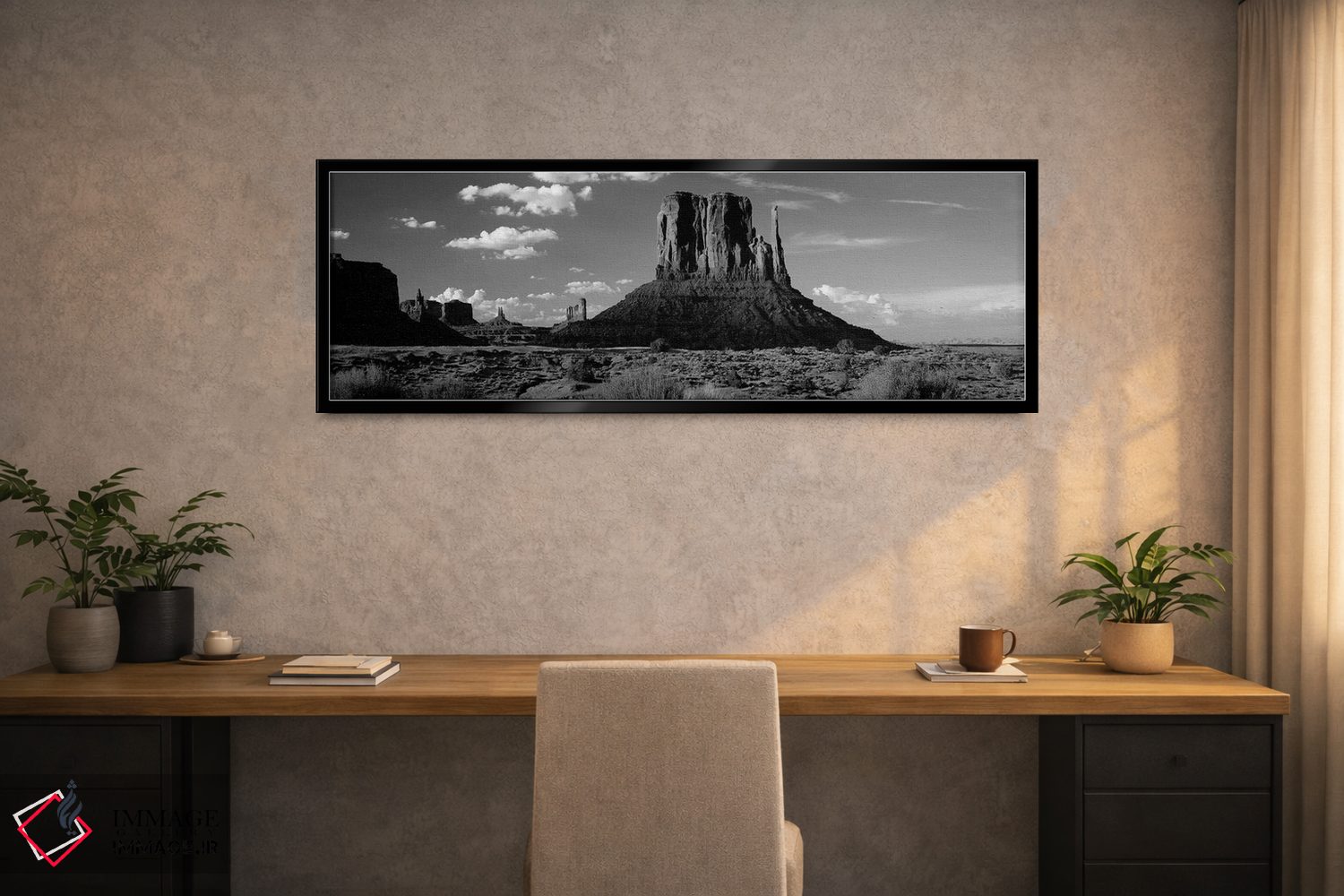 تابلو دکوراتیو "چیدمان های صخره ای روی یک چشم انداز، میتنس، پارک قبیله… اثر پانورامیک ایمجز - D2B