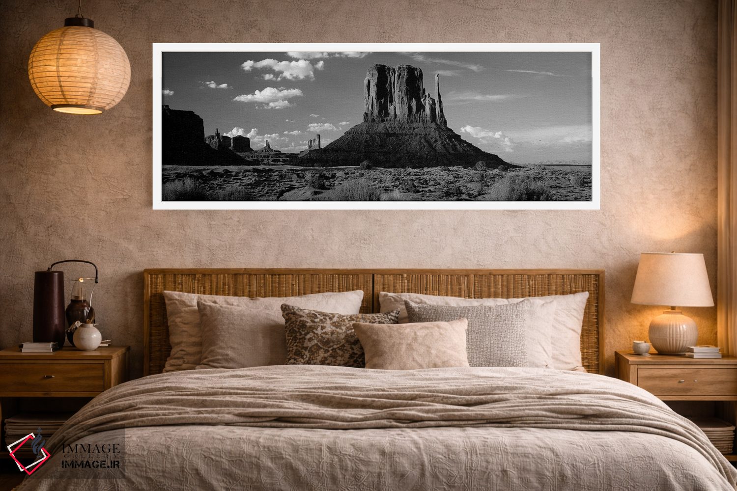 تابلو دکوراتیو "چیدمان های صخره ای روی یک چشم انداز، میتنس، پارک قبیله… اثر پانورامیک ایمجز - D4W
