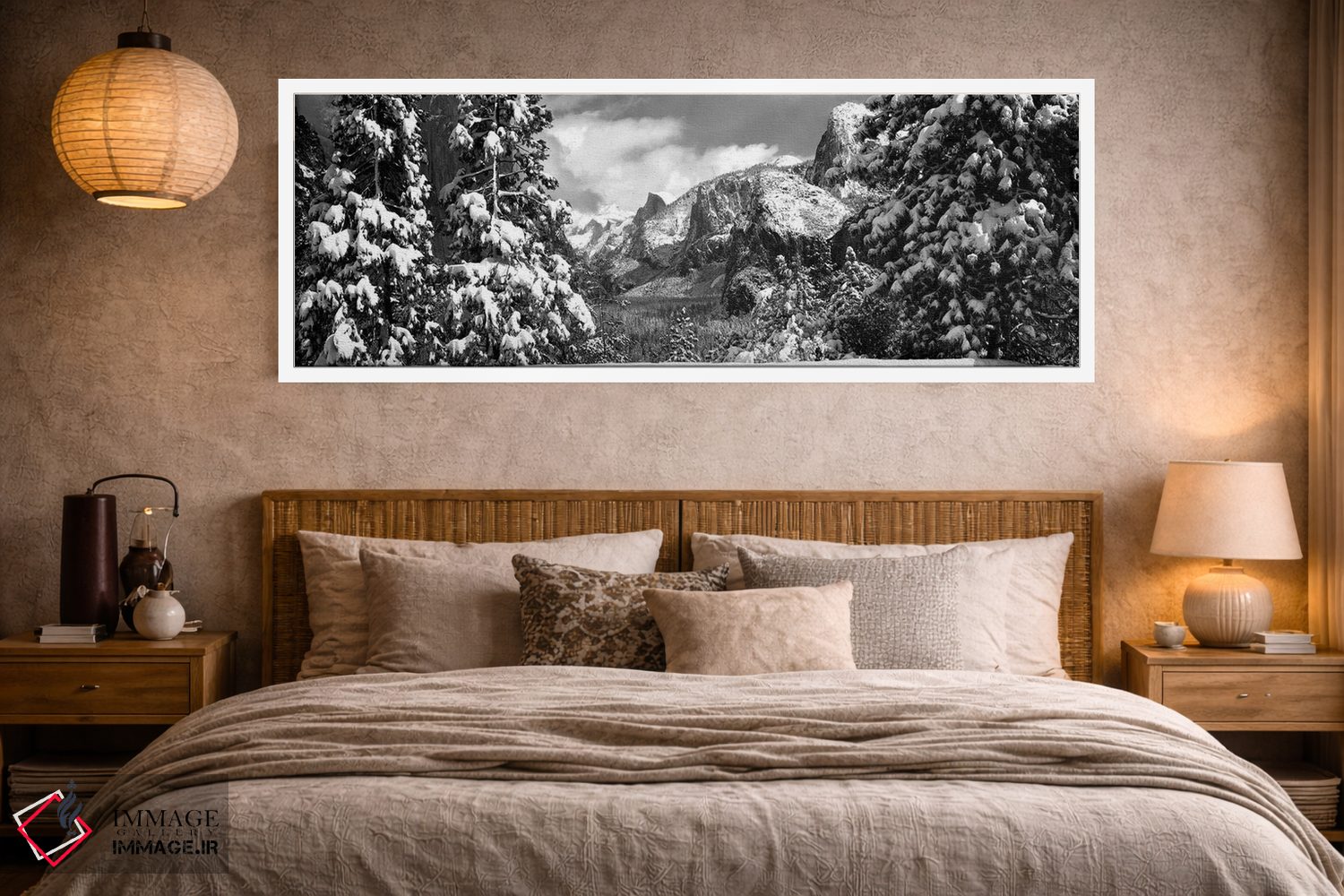 تابلو دکوراتیو "درختان برفی در زمستان، دره یوسمیتی، پارک ملی یوسمیتی… اثر پانورامیک ایمجز - D4W