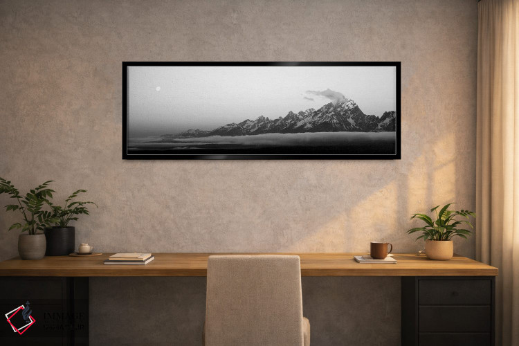 تابلو دکوراتیو "رشته کوه تی تن، پارک ملی گرند تی تن، وایومینگ، ایالات… اثر پانورامیک ایمجز - D2B