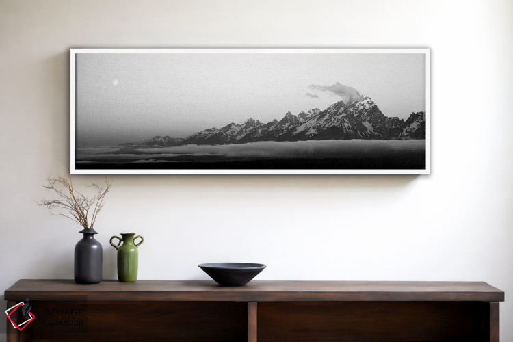 تابلو دکوراتیو "رشته کوه تی تن، پارک ملی گرند تی تن، وایومینگ، ایالات… اثر پانورامیک ایمجز - D1W