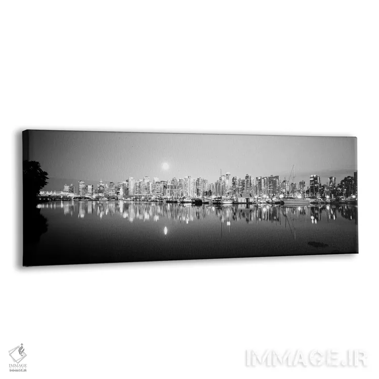تابلو دکوراتیو "خط افق ونکوور، بریتیش کلمبیا، کانادا" اثر پانورامیک ایمجز - نمای پرسپکتیو محصول