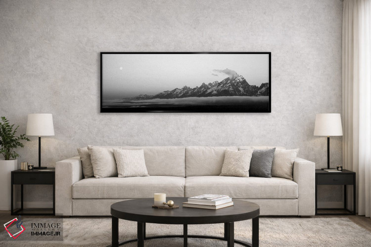 تابلو دکوراتیو "رشته کوه تی تن، پارک ملی گرند تی تن، وایومینگ، ایالات… اثر پانورامیک ایمجز - D6B
