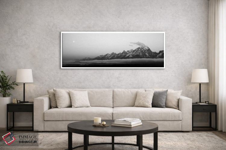 تابلو دکوراتیو "رشته کوه تی تن، پارک ملی گرند تی تن، وایومینگ، ایالات… اثر پانورامیک ایمجز - D5W