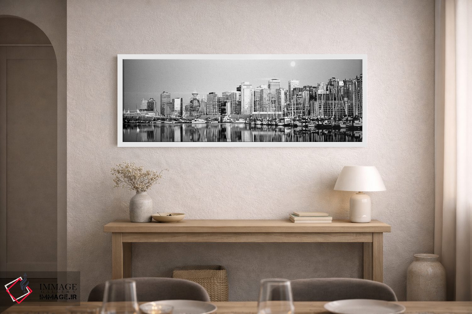 تابلو دکوراتیو "ونکوور، بریتیش کلمبیا، کانادا" اثر پانورامیک ایمجز - D1W