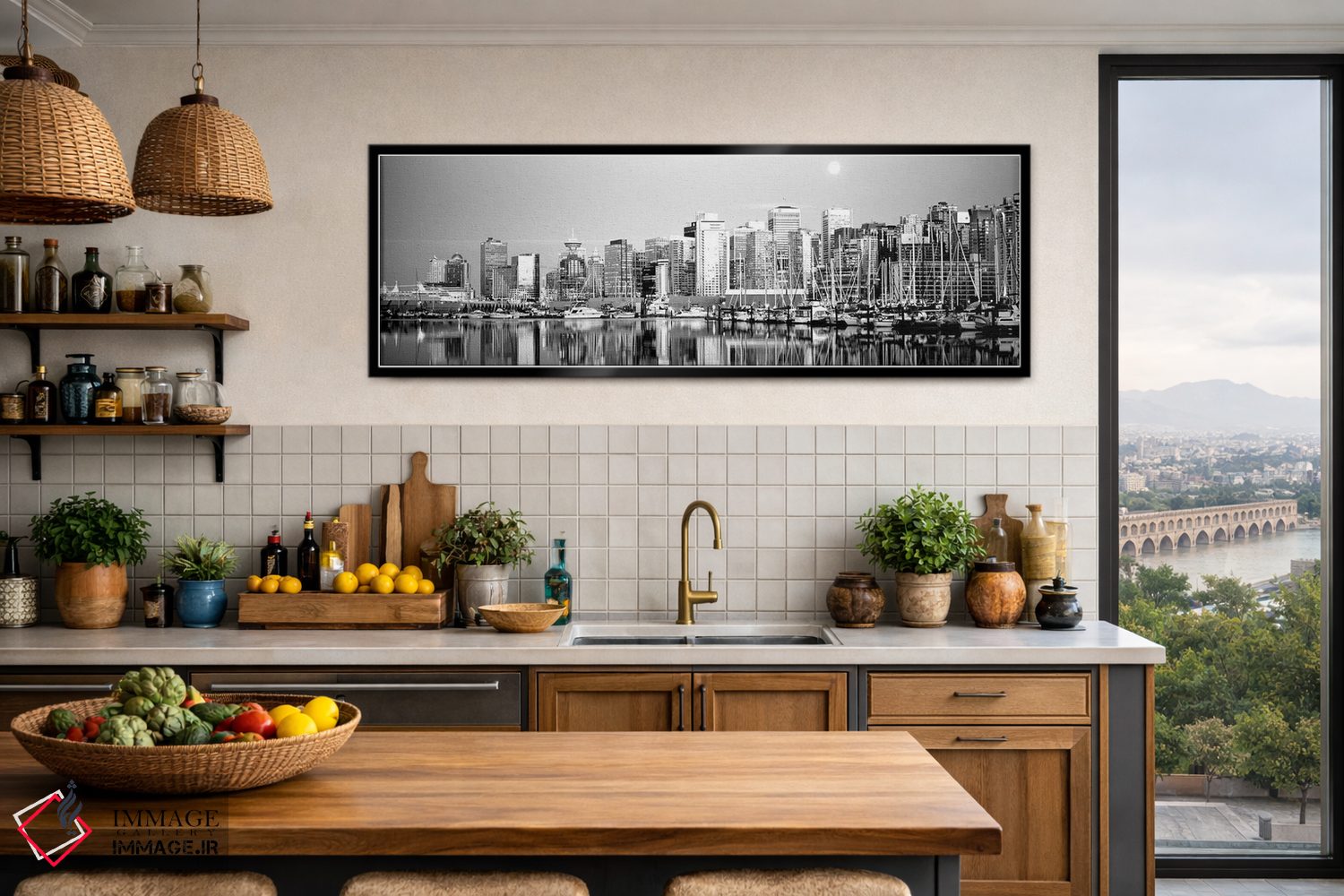 تابلو دکوراتیو "ونکوور، بریتیش کلمبیا، کانادا" اثر پانورامیک ایمجز - D4B