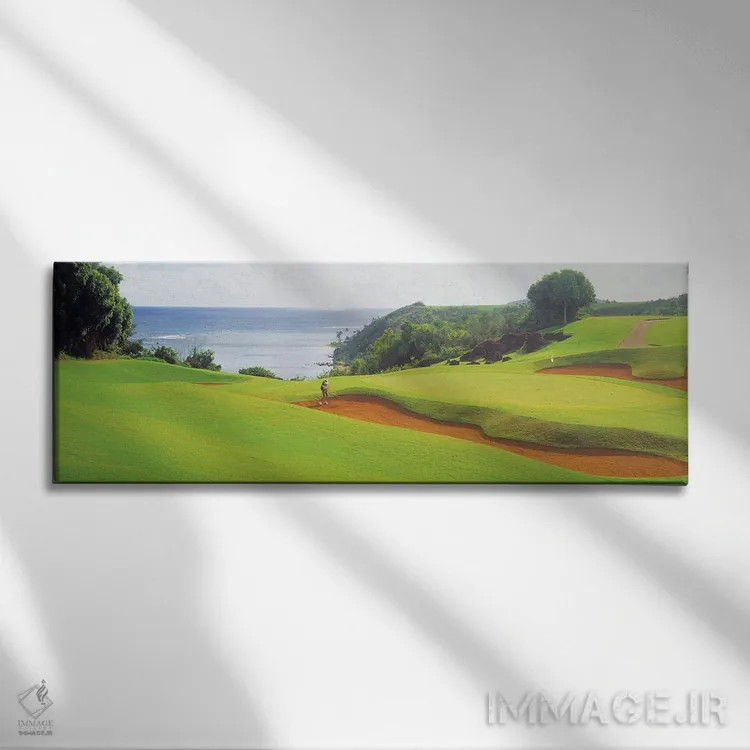 تابلو دکوراتیو "دوره گلف پرینسویل، کائوآئی، هاوایی، ایالات متحده" اثر پانورامیک ایمجز - نمای روبهرو روی دیوار