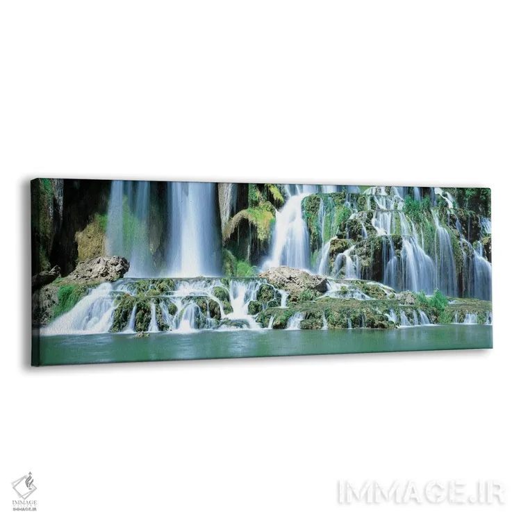 تابلو دکوراتیو "آبشار رودخانه اسنیک، شهرستان بونوویل، آیداهو، ایالات م… اثر پانورامیک ایمجز - نمای پرسپکتیو محصول