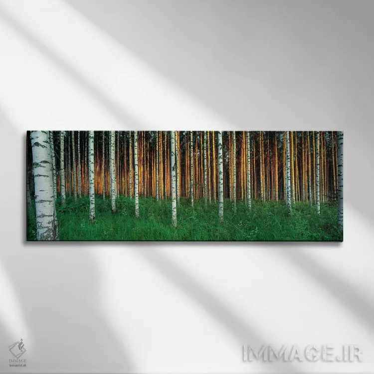 تابلو دکوراتیو درختان بید، دریاچه سیما، ناحیه دریاچه ای، فنلاند اثر پانورامیک ایمجز - نمای روبهرو روی دیوار