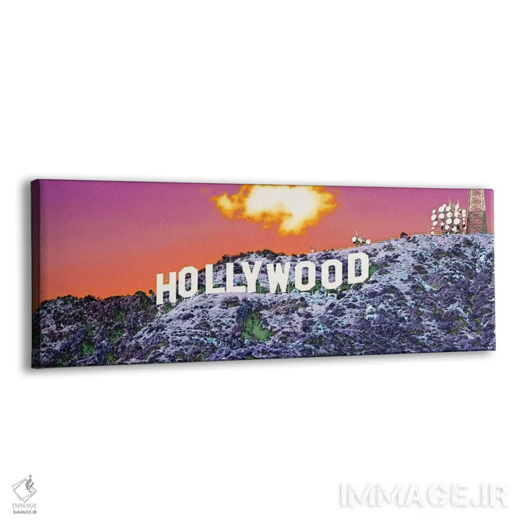 تابلو دکوراتیو نشان هالیوود، کالیفرنیا، ایالات متحده اثر پانورامیک ایمجز - نمای پرسپکتیو محصول