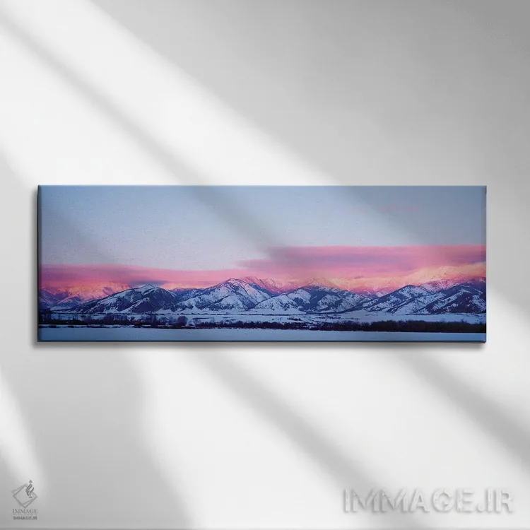 تابلو دکوراتیو رشته کوه بریجر، غروب، بوزمن، مونتانا، ایالات متحده اثر پانورامیک ایمجز - نمای روبهرو روی دیوار