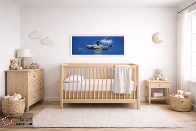 تابلو دکوراتیو نمای پایین از مجسمه مسیح ناجی، کورکووادو، ریودوژانیرو… اثر پانورامیک ایمجز - D5W