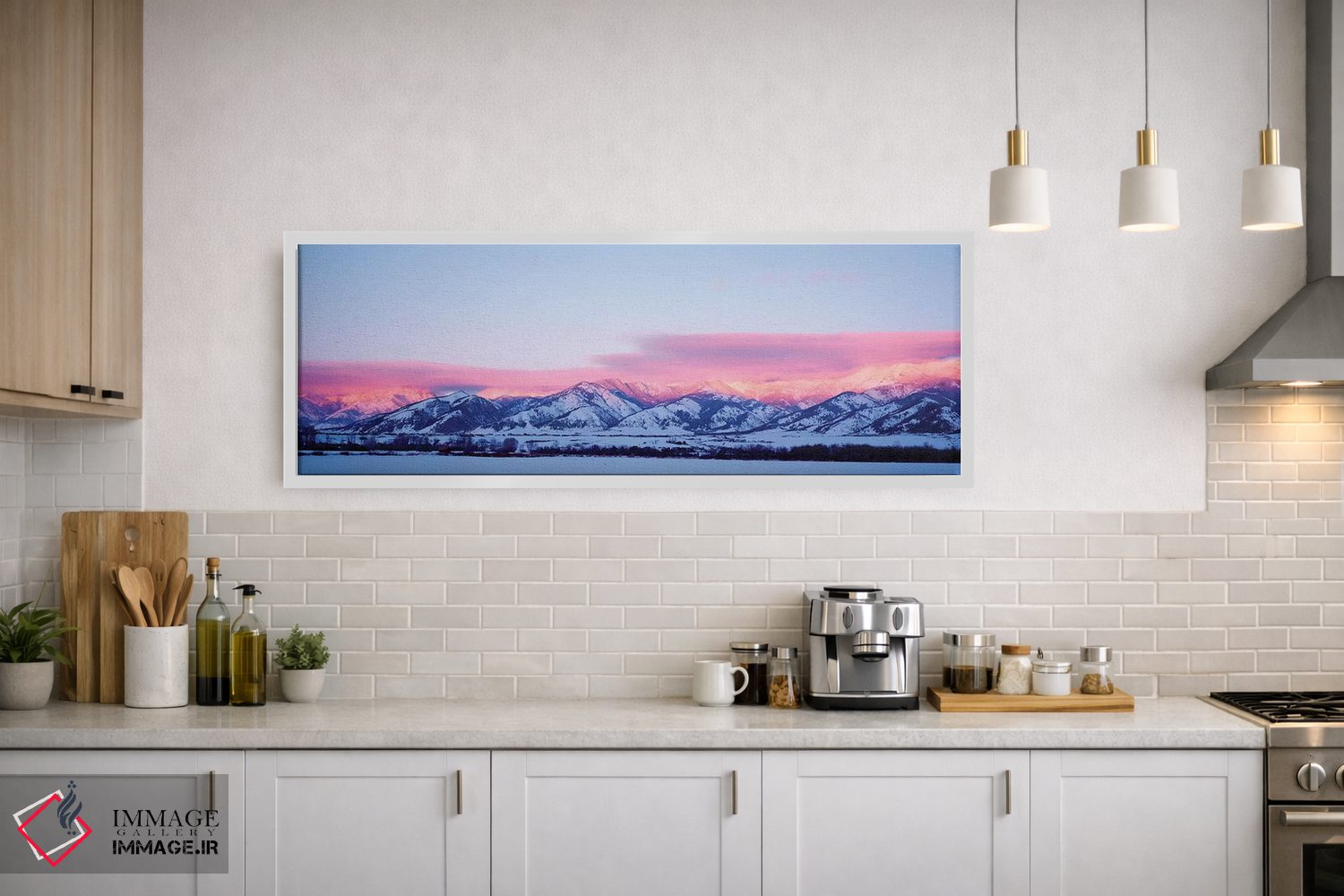 تابلو دکوراتیو رشته کوه بریجر، غروب، بوزمن، مونتانا، ایالات متحده اثر پانورامیک ایمجز - D2W