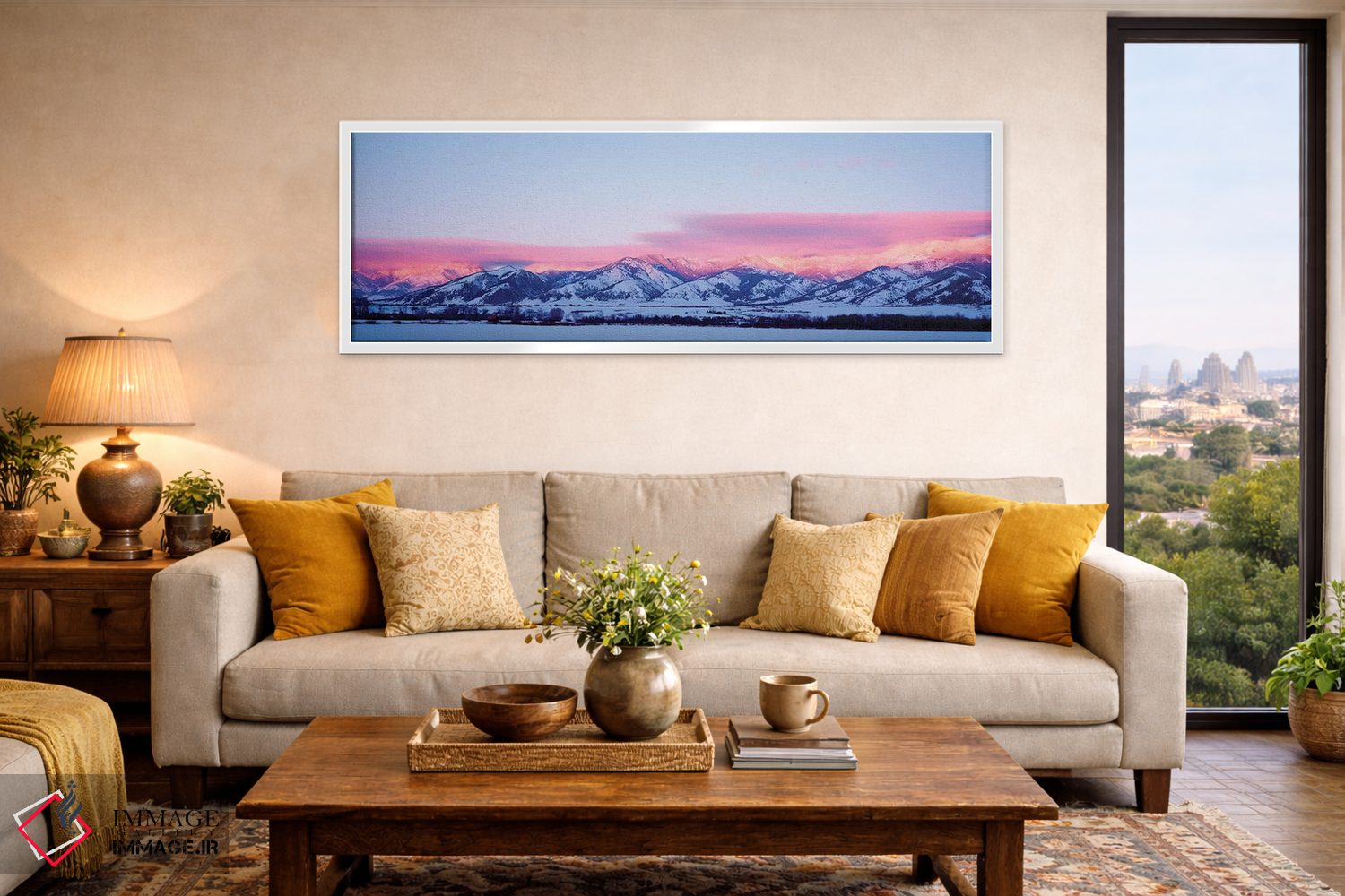 تابلو دکوراتیو رشته کوه بریجر، غروب، بوزمن، مونتانا، ایالات متحده اثر پانورامیک ایمجز - D4W