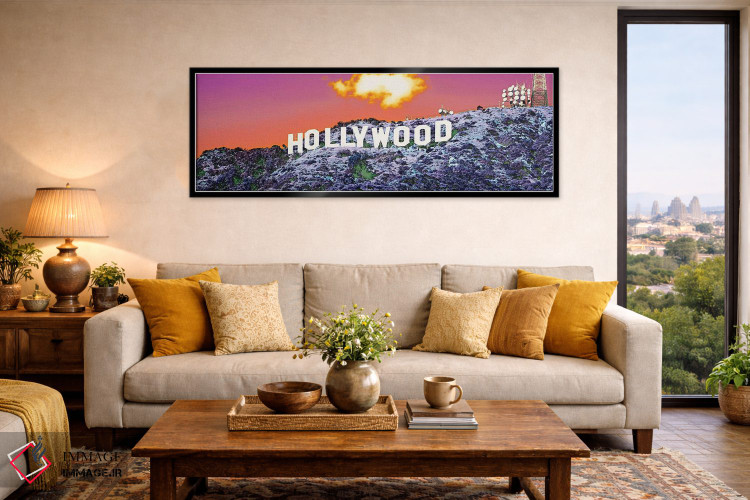 تابلو دکوراتیو نشان هالیوود، کالیفرنیا، ایالات متحده اثر پانورامیک ایمجز - D6B