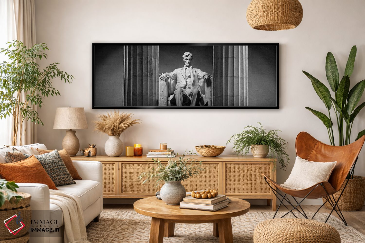 تابلو دکوراتیو یادبود لینکلن، واشنگتن دی سی، ایالات متحده اثر پانورامیک ایمجز - D4B