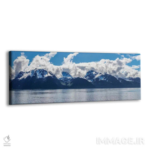 تابلو دکوراتیو نمایی از رشته کوه ها، خلیج رزرکشن، شبه جزیره کنی، سوارد… اثر پانورامیک ایمجز - نمای پرسپکتیو محصول