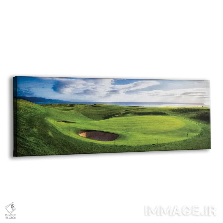 تابلو دکوراتیو چمن ۱۸ گلف در باشگاه گلف برورا، خلیج موری، برورا، اسکات… اثر پانورامیک ایمجز - نمای پرسپکتیو محصول