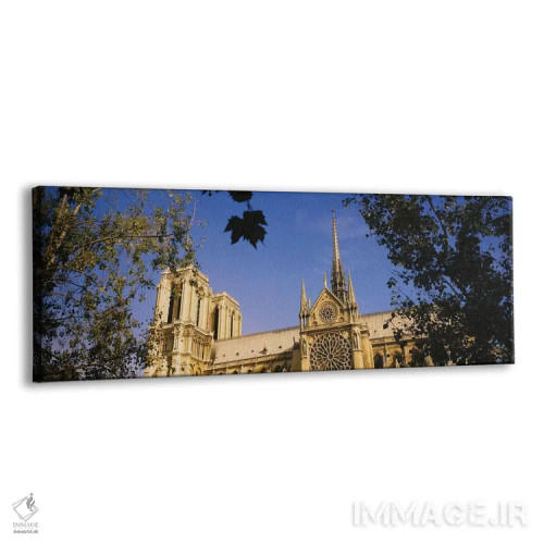 تابلو دکوراتیو نمای پایین از یک کلیسا، کلیسای نوتردام، پاریس، فرانسه اثر پانورامیک ایمجز - نمای پرسپکتیو محصول