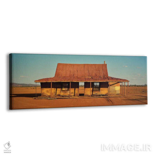تابلو دکوراتیو خانه متروکه در بیابان، سیلورستون، نیو ساوت ولز، استرالی… اثر پانورامیک ایمجز - نمای پرسپکتیو محصول