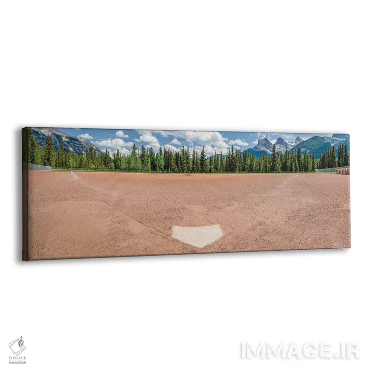 تابلو دکوراتیو میدان بیسبال، میدان بیسبال، آلبرتا، کانادا اثر پانورامیک ایمجز - نمای پرسپکتیو محصول