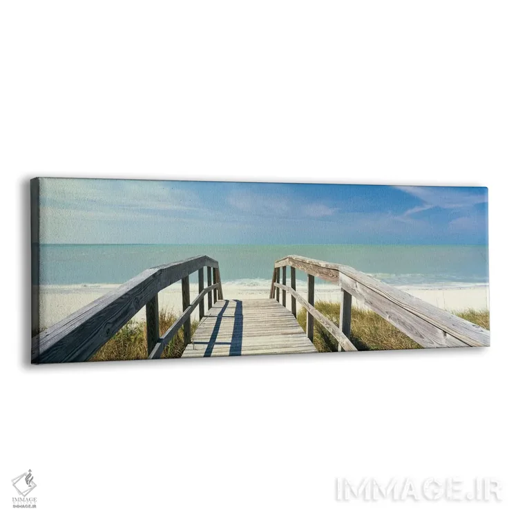 تابلو دکوراتیو پیاده روی ساحلی در جزیره گاسپاریلا، فلوریدا، ایالات متح… اثر پانورامیک ایمجز - نمای پرسپکتیو محصول