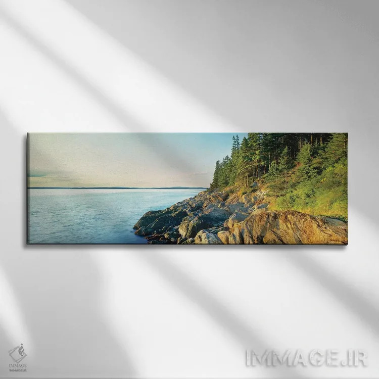 تابلو دکوراتیو Acadia National Park, Maine, USA" - "خط ساحلی، پارک ملی… اثر پانورامیک ایمجز - نمای روبهرو روی دیوار