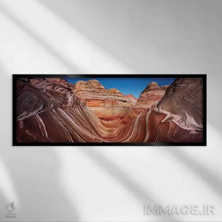 تابلو دکوراتیو Vermillion Cliffs, Vermilion Cliffs National Monument… اثر پانورامیک ایمجز - نمای قابدار مشکی