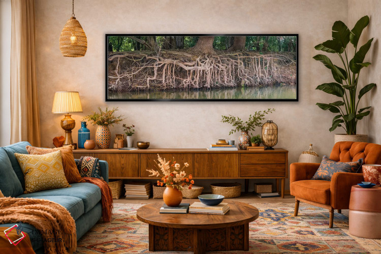 تابلو دکوراتیو Pantanal wetland region, Brazil, South America" - "ریشه… اثر پانورامیک ایمجز - D4B