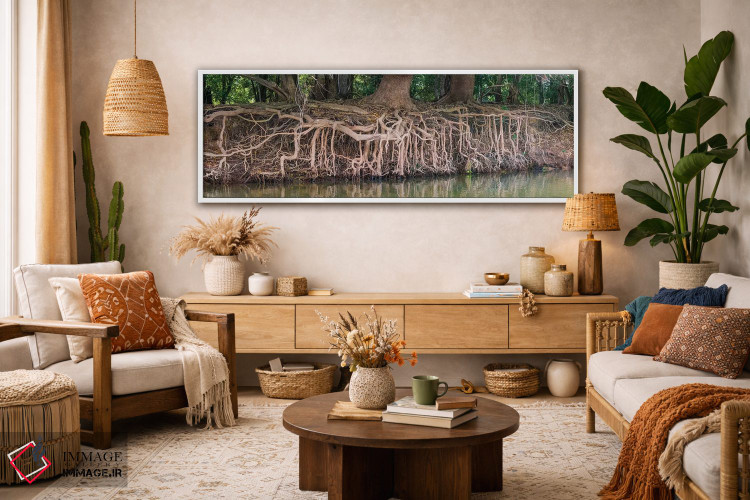 تابلو دکوراتیو Pantanal wetland region, Brazil, South America" - "ریشه… اثر پانورامیک ایمجز - D3W