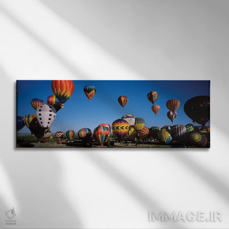 تابلو دکوراتیو Albuquerque International Balloon Fiesta, Albuquerque… اثر پانورامیک ایمجز - نمای روبهرو روی دیوار