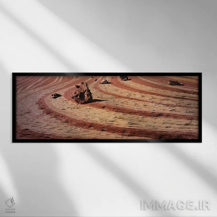 تابلو دکوراتیو Vermillion Cliffs, Vermilion Cliffs National Monument… اثر پانورامیک ایمجز - نمای قابدار مشکی
