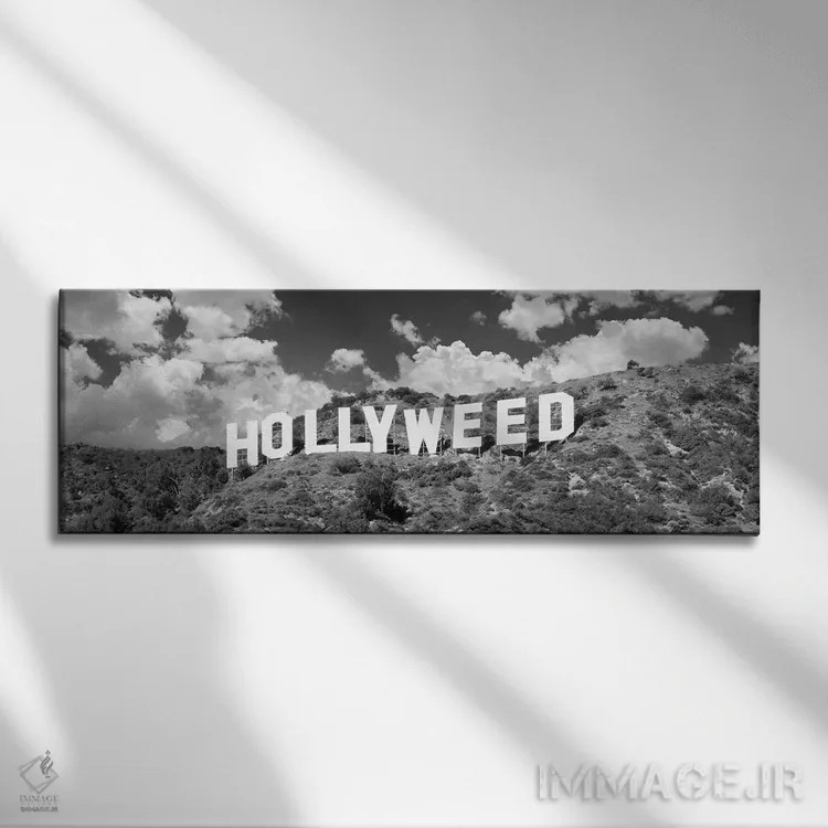 تابلو دکوراتیو at Hollywood Hills, Los Angeles, California, USA" - "تا… اثر پانورامیک ایمجز - نمای روبهرو روی دیوار