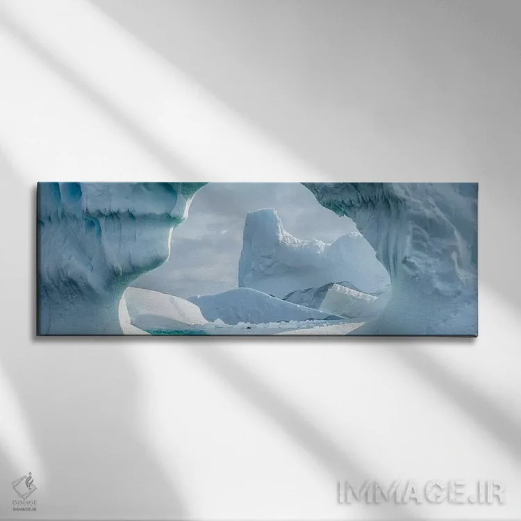 تابلو دکوراتیو Antarctic Peninsula, Antarctica" - "یخچال شناور در اقیا… اثر پانورامیک ایمجز - نمای روبهرو روی دیوار