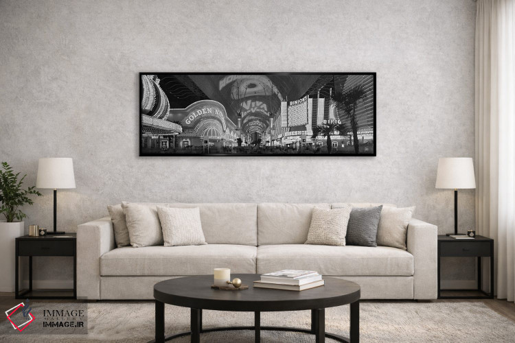 تابلو دکوراتیو Las Vegas, Nevada, USA" - "تجربه خیابان فریمونت، لاس وگ… اثر پانورامیک ایمجز - D6B