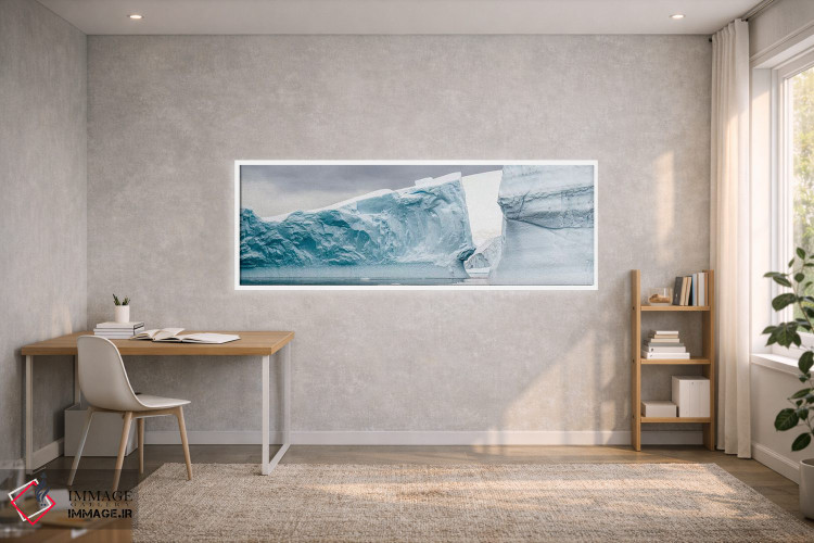 تابلو دکوراتیو Antarctic Peninsula, Antarctica" - "یخچال طبیعی در اقیا… اثر پانورامیک ایمجز - D1W